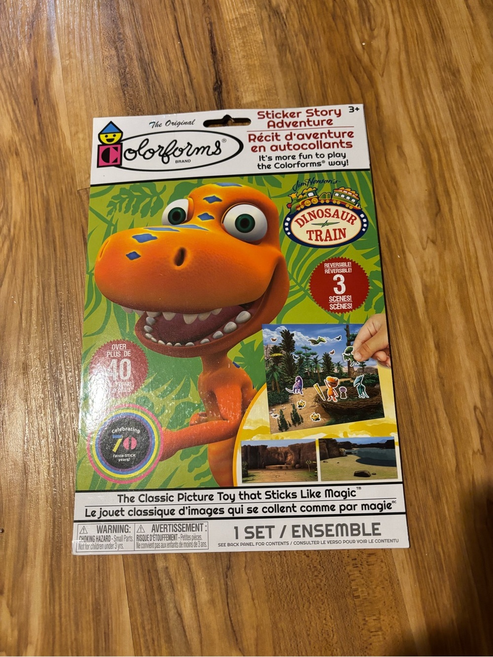 Colorforms Dinosaur Train Sticker Story Adventure Activity Set NEW